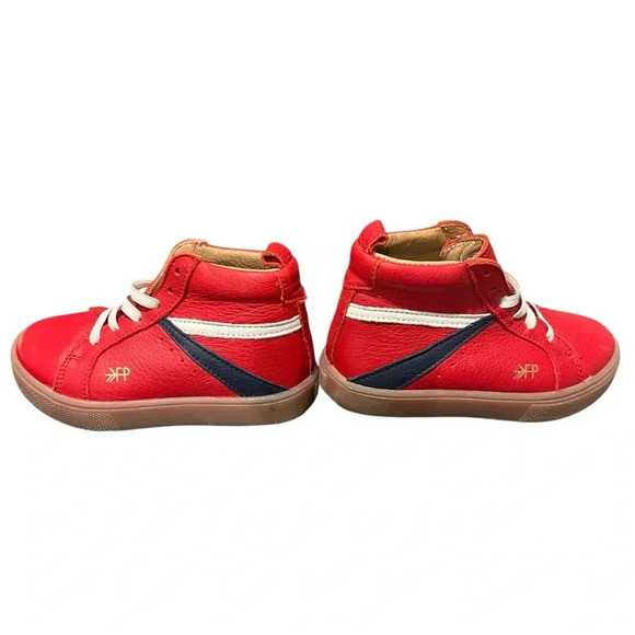 Freshly Picked HI Top sneaker Unisex toddler 7T Leather- pull on elastic laces - Picture 4 of 8